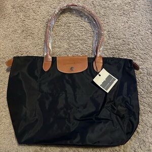Cutter & Buck Black and Tan Tote Bag